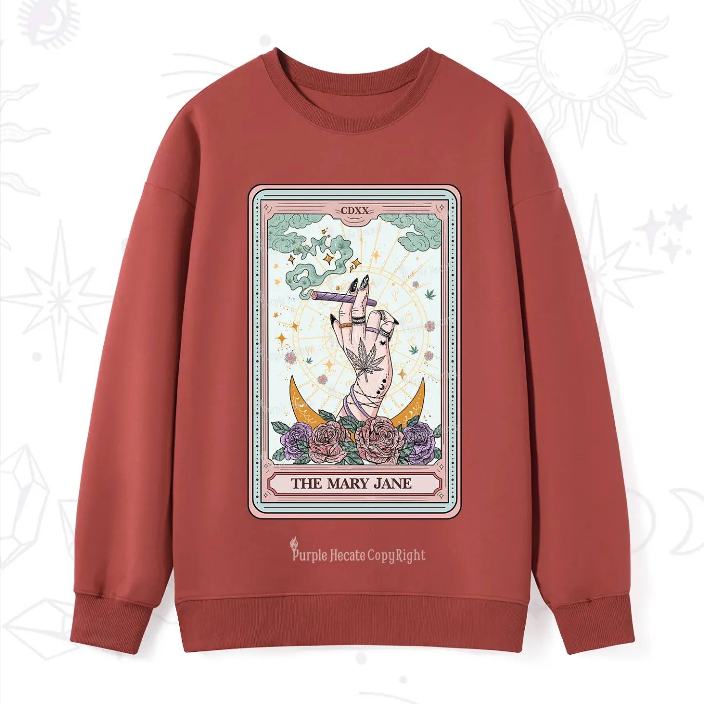 Purplehecate The Mary Jane Tarot Sweatshirt