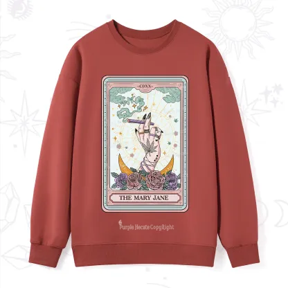 Purplehecate The Mary Jane Tarot Sweatshirt