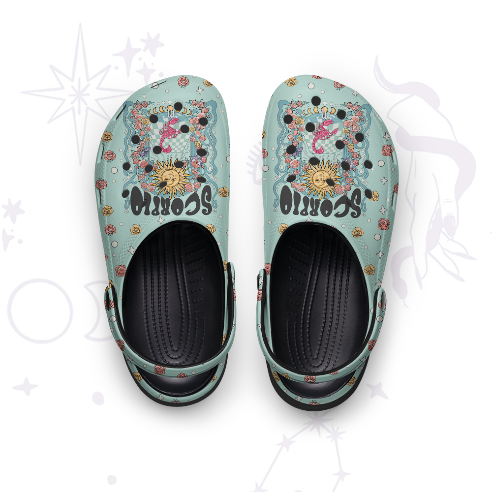 Purplehecate Scorpio Spirit Zodiac Rubber Clogs