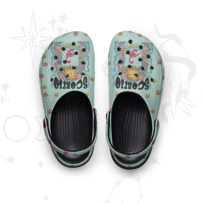 Purplehecate Scorpio Spirit Zodiac Rubber Clogs