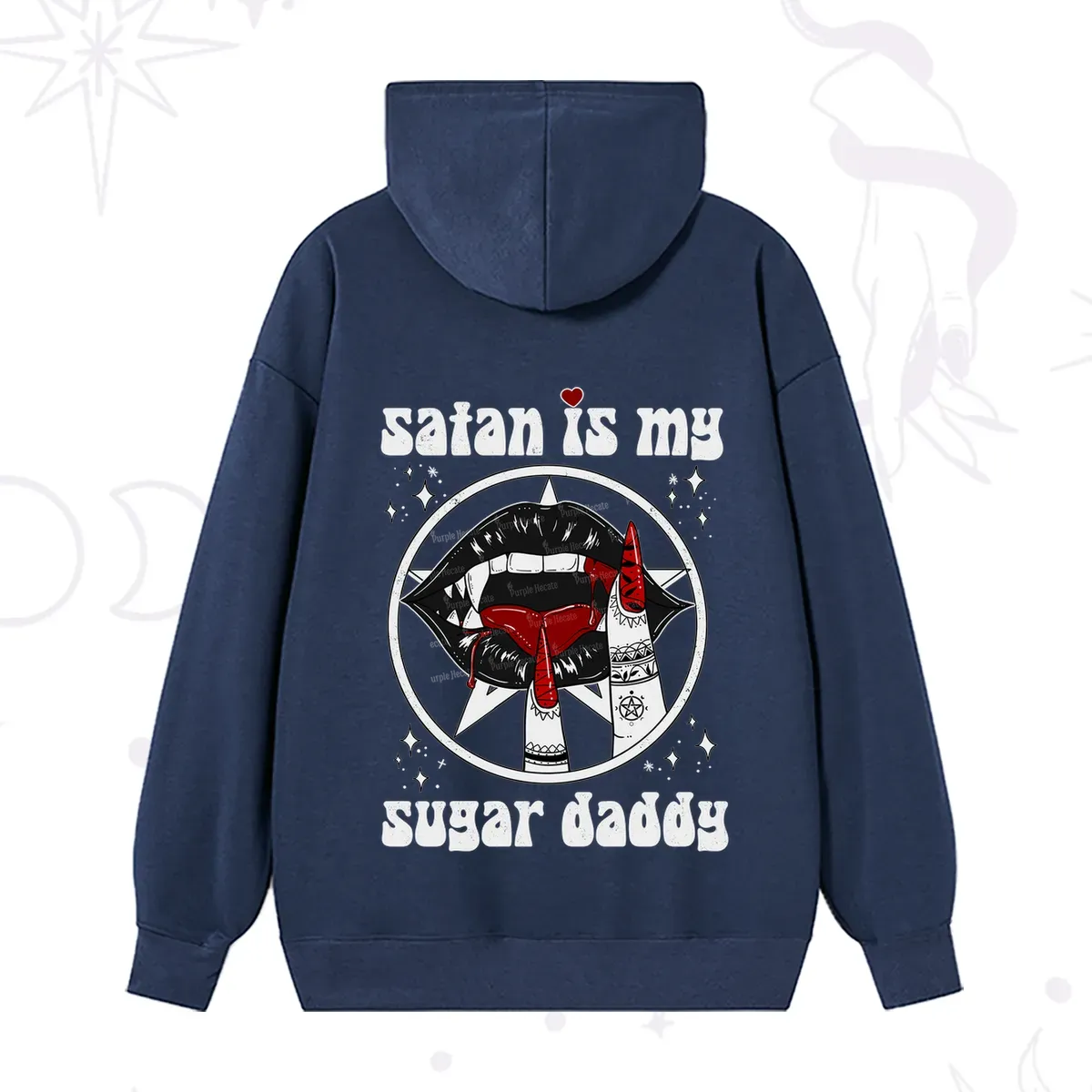 Purplehecate Satan Is My Sugar Daddy Hoodie