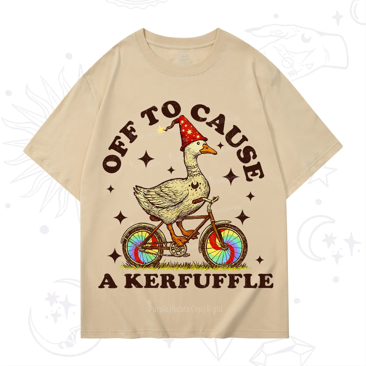 Purplehecate Off?to?Cause?a?Kerfuffle?Goose T-Shirt