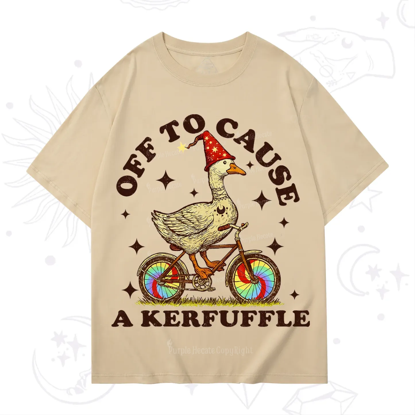 Purplehecate Off?to?Cause?a?Kerfuffle?Goose T-Shirt