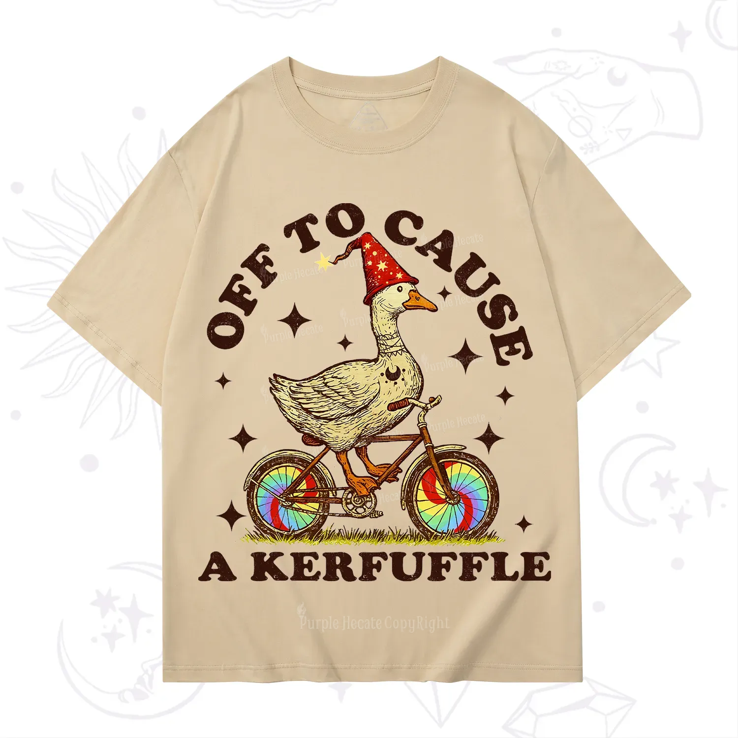 Purplehecate Off?to?Cause?a?Kerfuffle?Goose T-Shirt