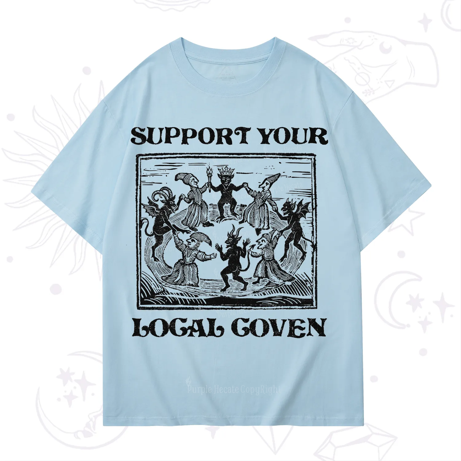 Purplehecate Support Your Local Coven T-Shirt