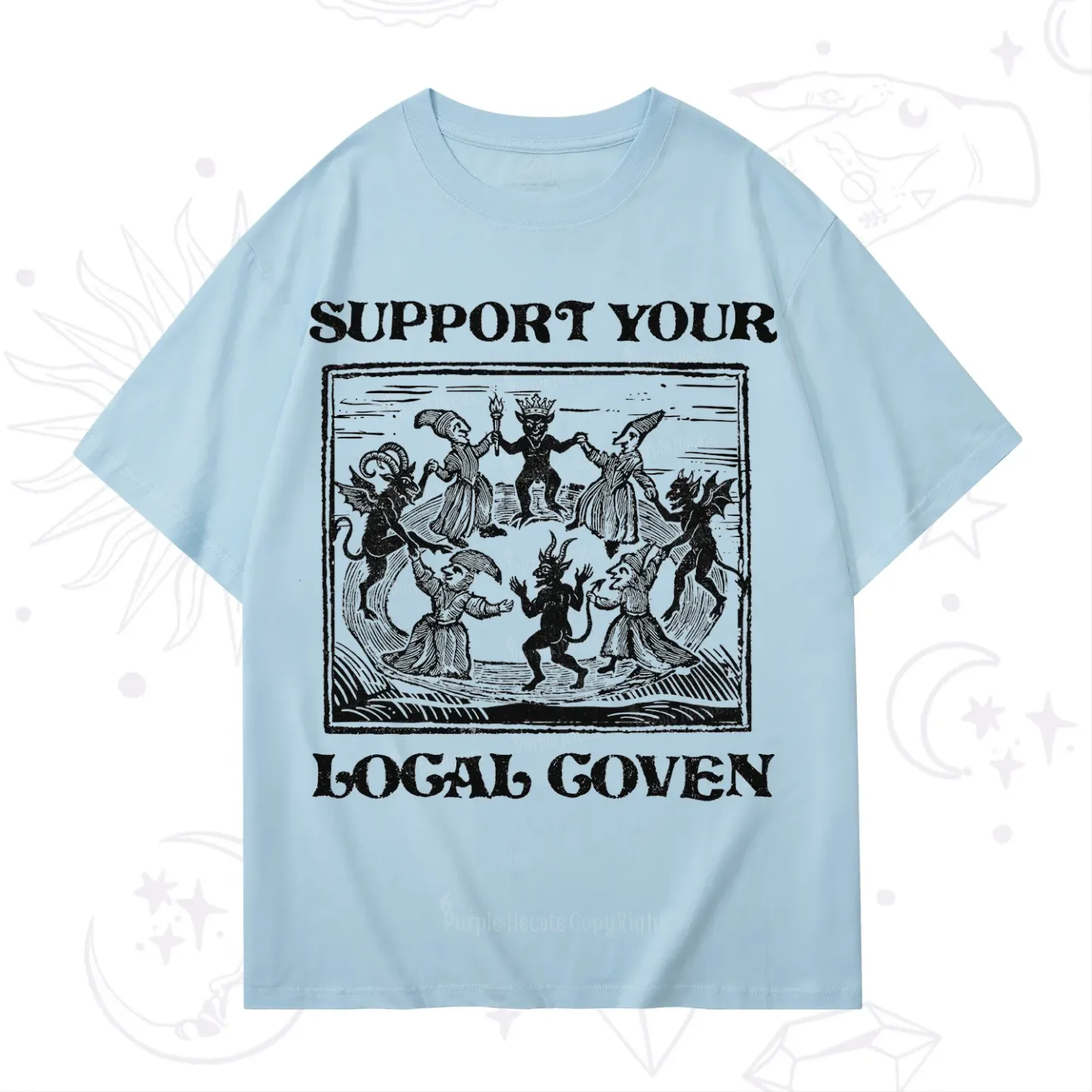 Purplehecate Support Your Local Coven T-Shirt