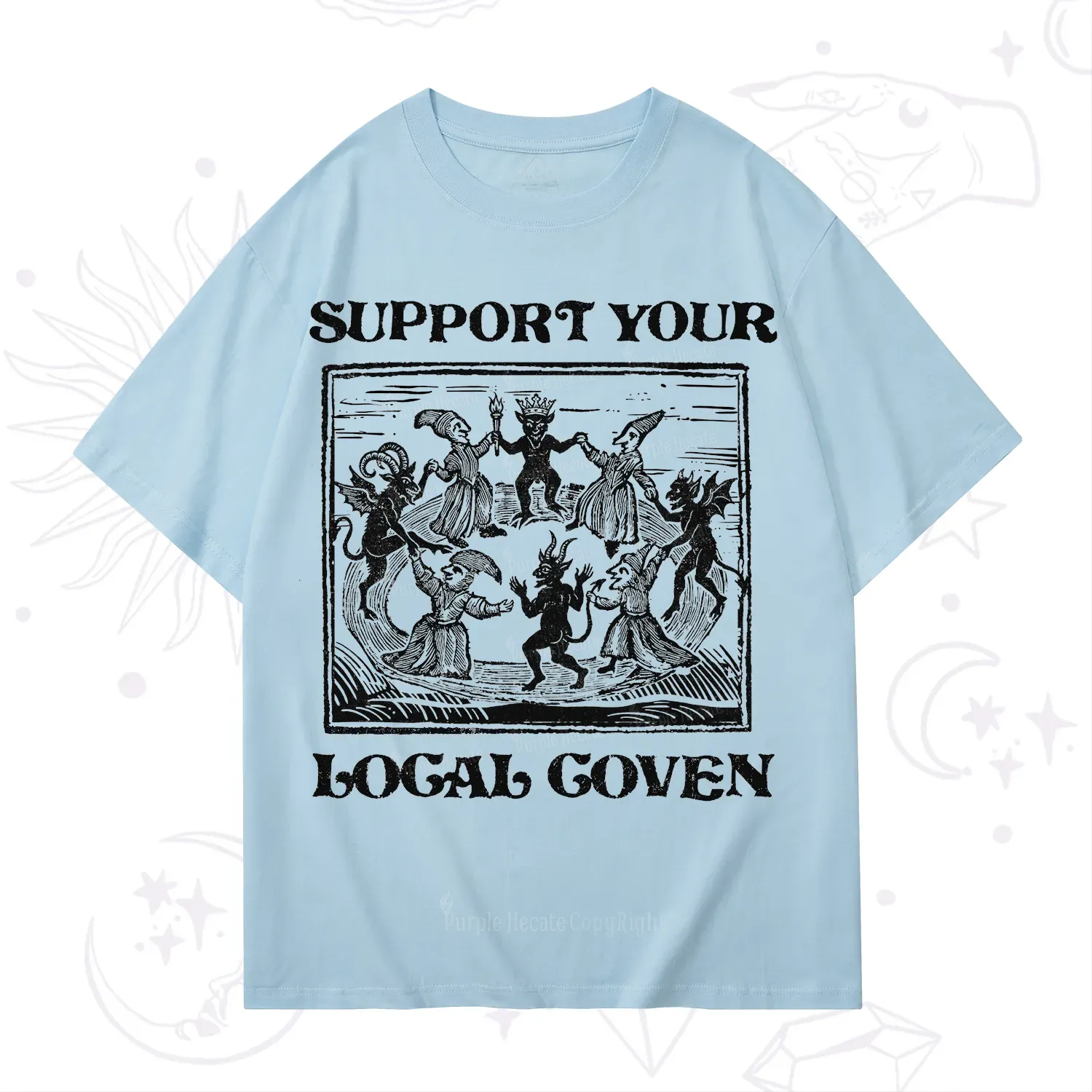 Purplehecate Support Your Local Coven T-Shirt