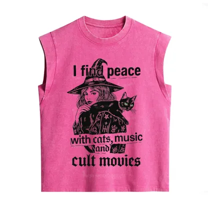 [Copy]Purplehecate Mothman Vintage Washed Tank