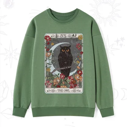 Purplehecate The Owl Tarot Sweatshirt