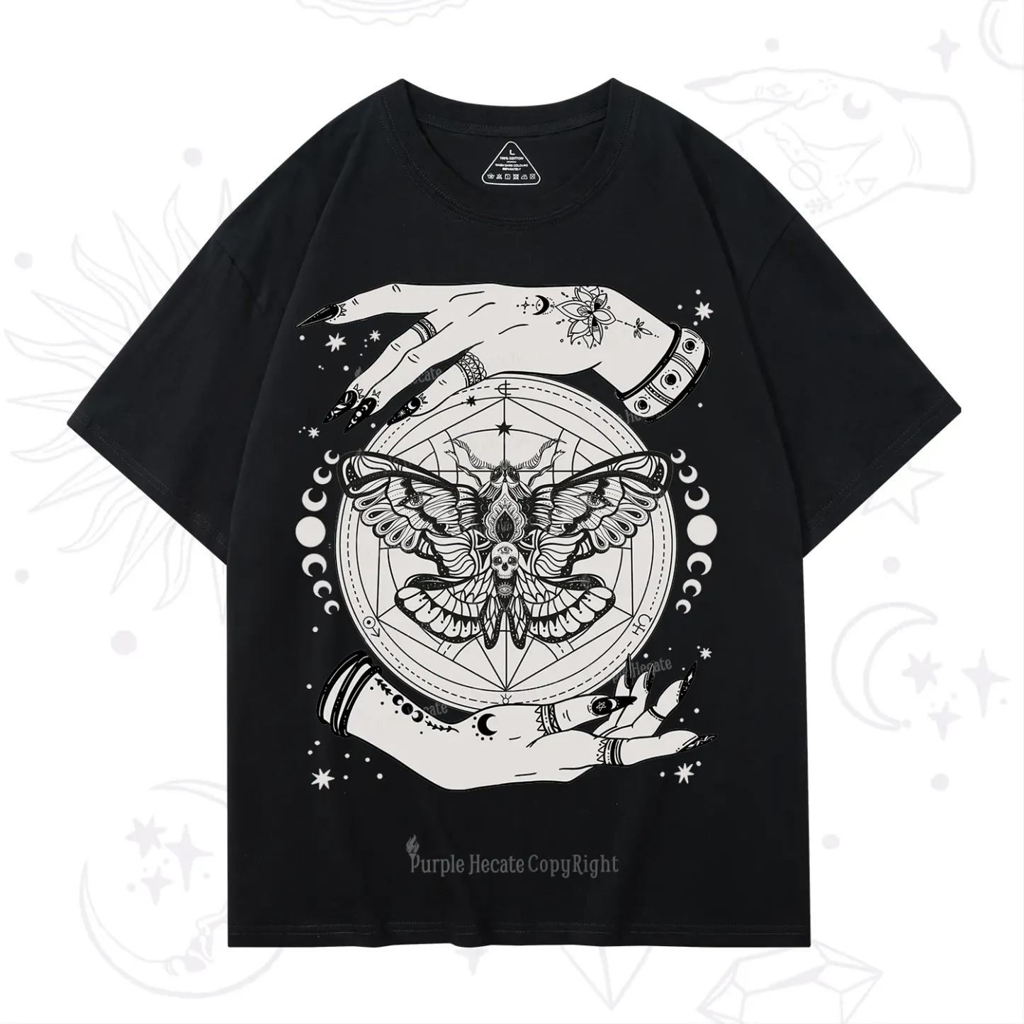 Purplehecate Alchemy Death Moth T-Shirt
