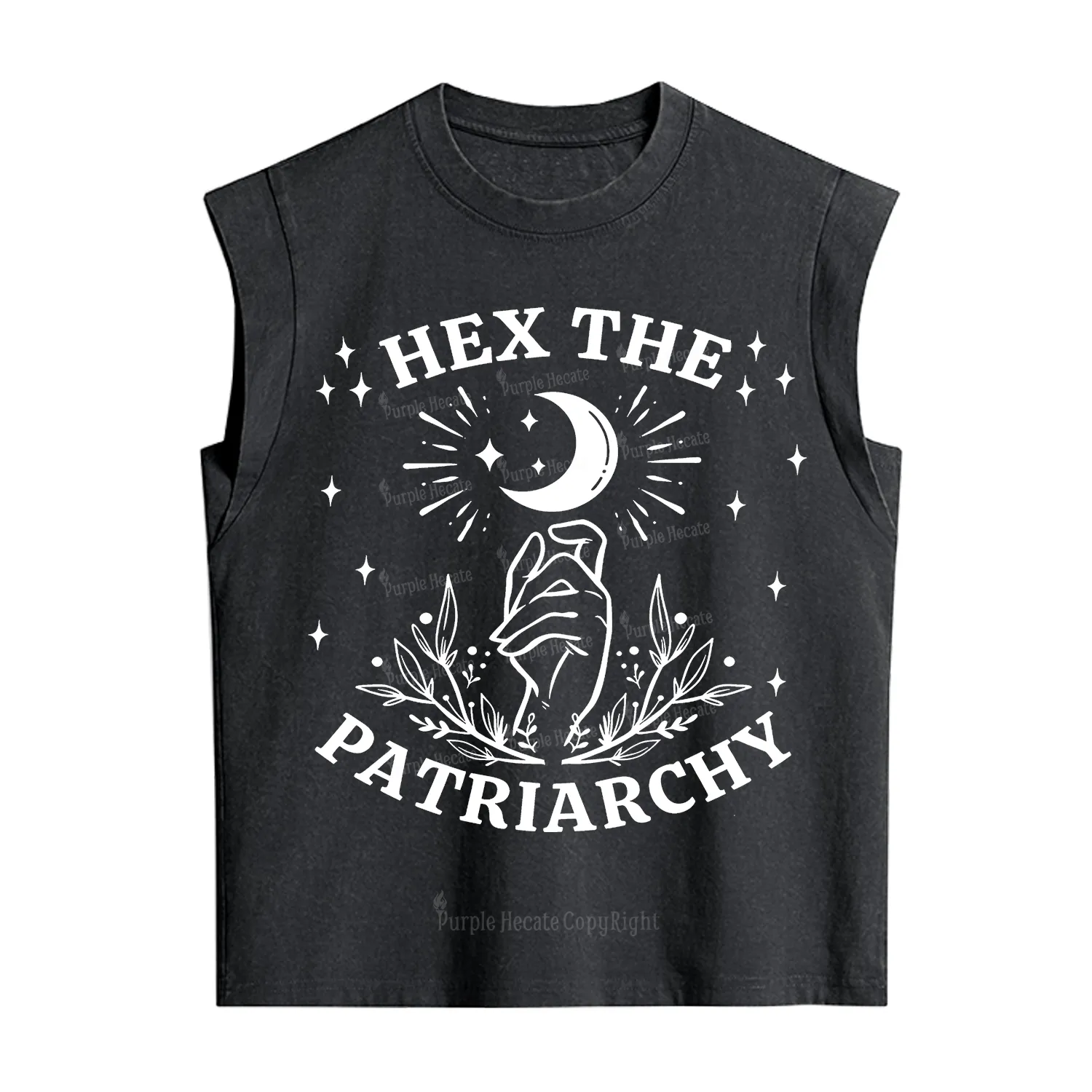 Purplehecate Hex The Patriarchy Vintage Washed Tank