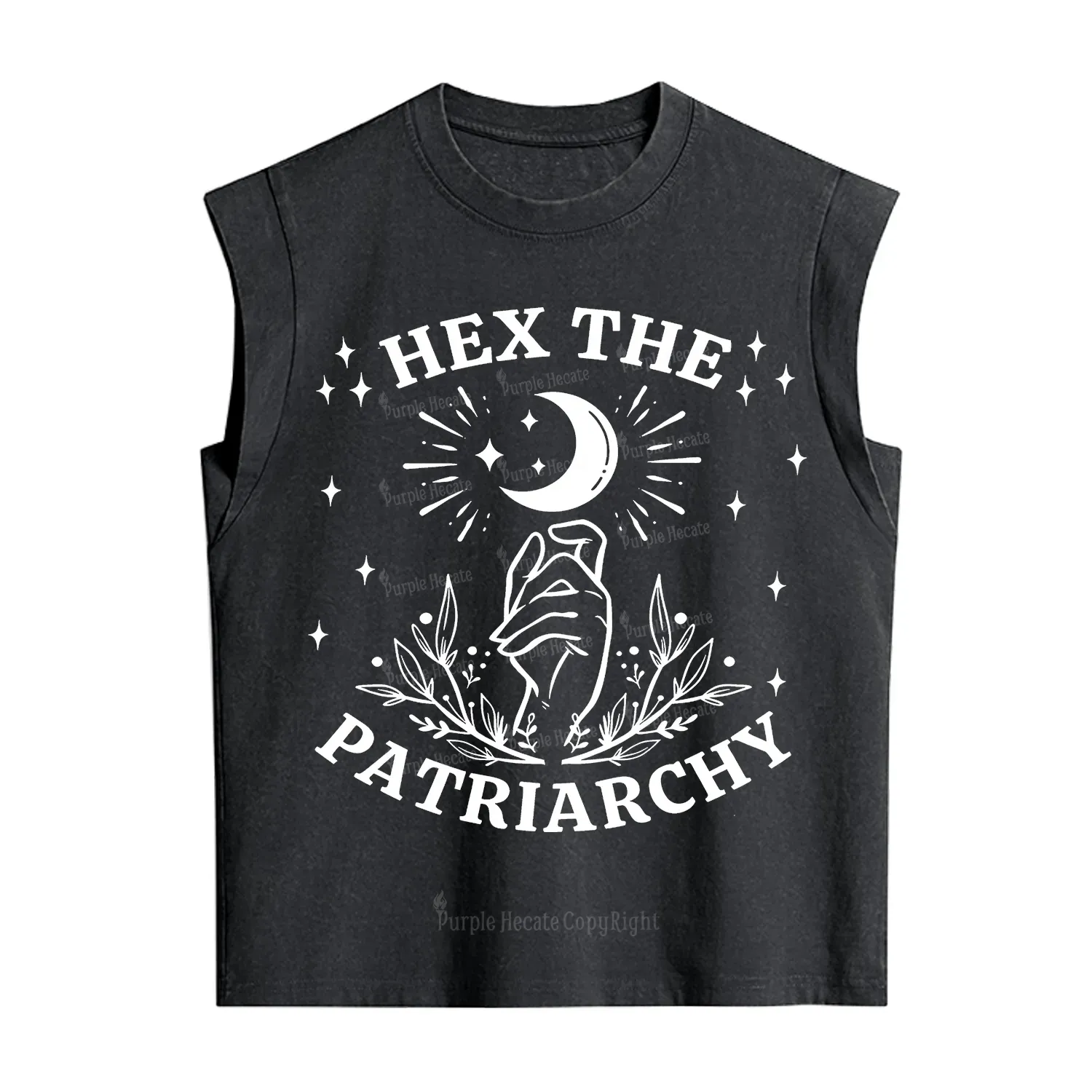 Purplehecate Hex The Patriarchy Vintage Washed Tank