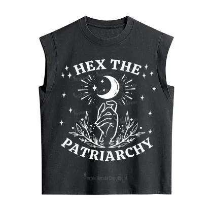 Purplehecate Hex The Patriarchy Vintage Washed Tank
