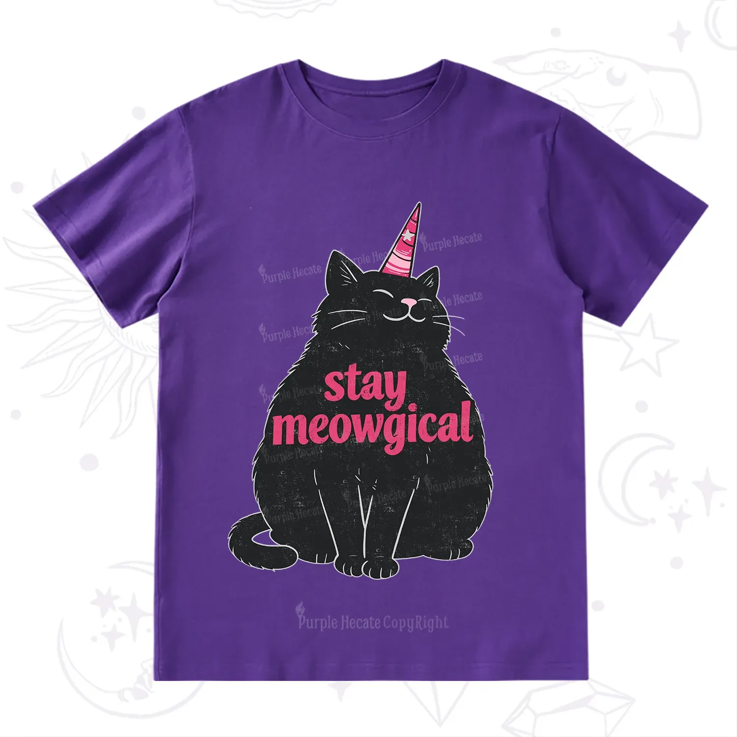 Purplehecate Stay Meowgical T-Shirt