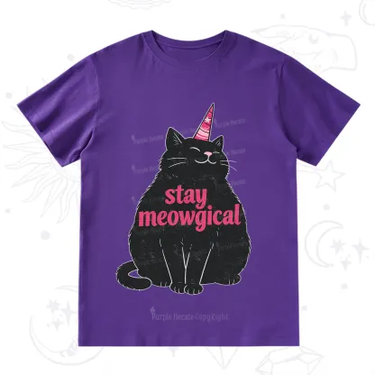 Purplehecate Stay Meowgical T-Shirt