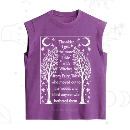 Purplehecate Side With Witches Vintage Washed Tank