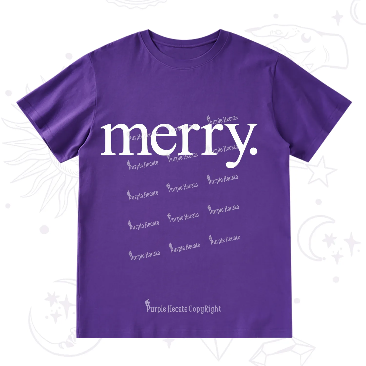 Purplehecate Merry Christmas T-Shirt