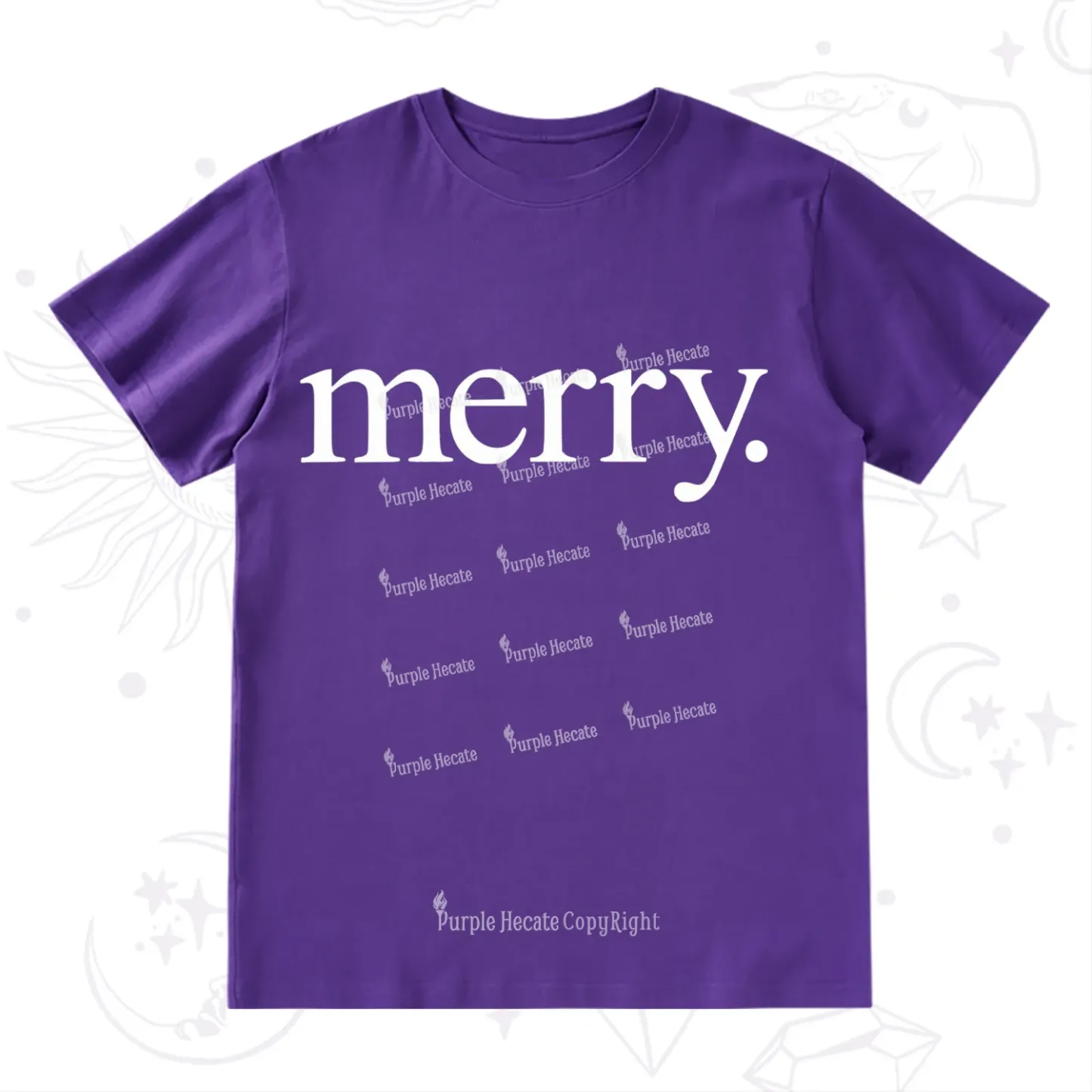 Purplehecate Merry Christmas T-Shirt