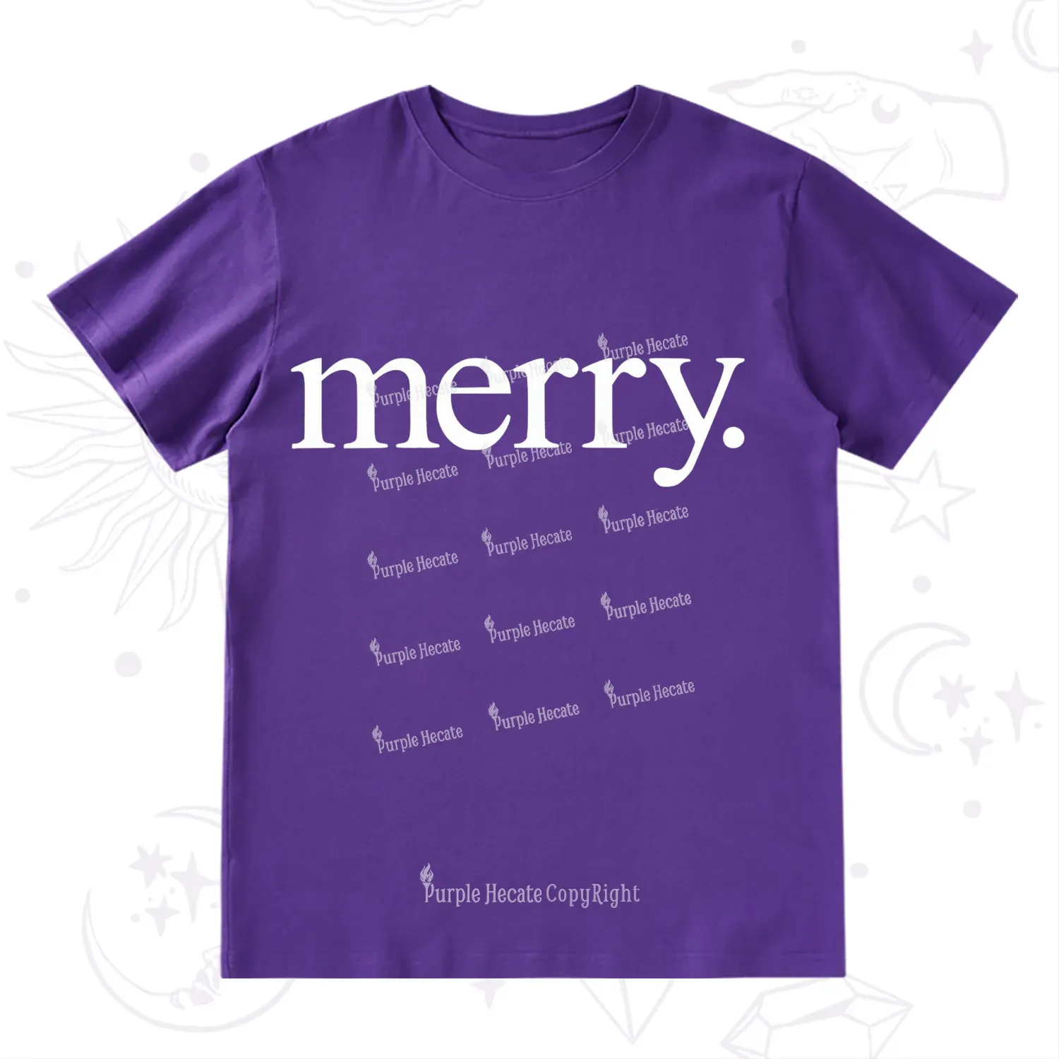 Purplehecate Merry Christmas T-Shirt