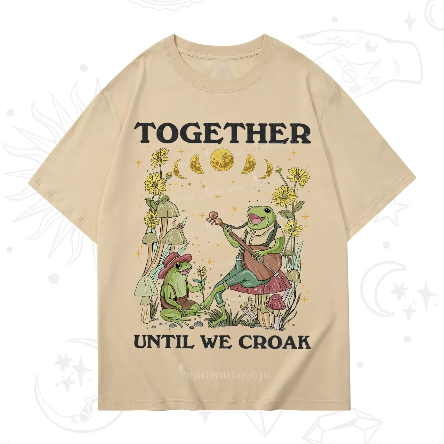 Purplehecate Together Until We Croak Frog T-Shirt