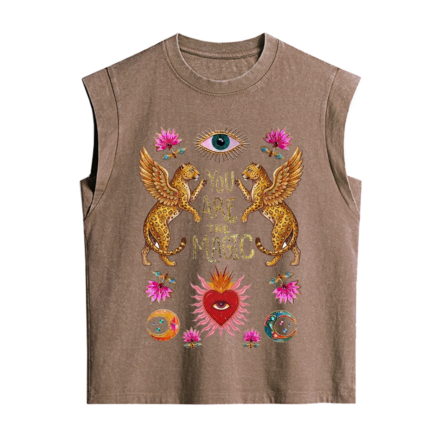 Purplehecate Vintage Tiger You Are The Magic Vintage Washed Tank