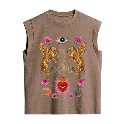 Purplehecate Vintage Tiger You Are The Magic Vintage Washed Tank