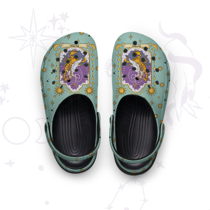 Purplehecate Scorpio Zodiac Rubber Clogs