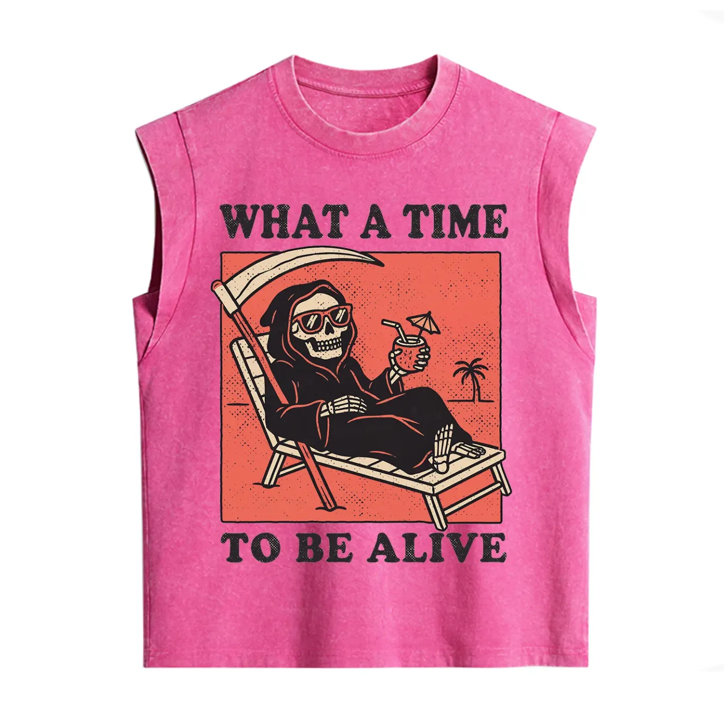 Purplehecate What A Time To Be Alive Vintage Washed Tank
