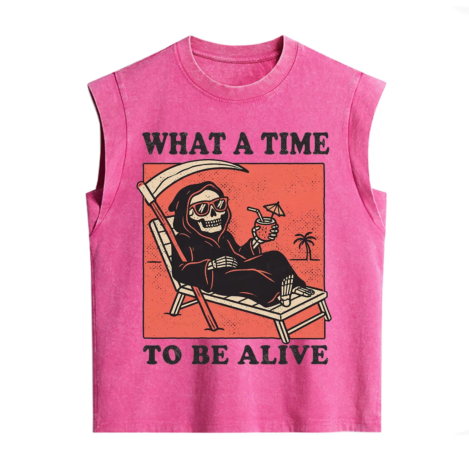 Purplehecate What A Time To Be Alive Vintage Washed Tank