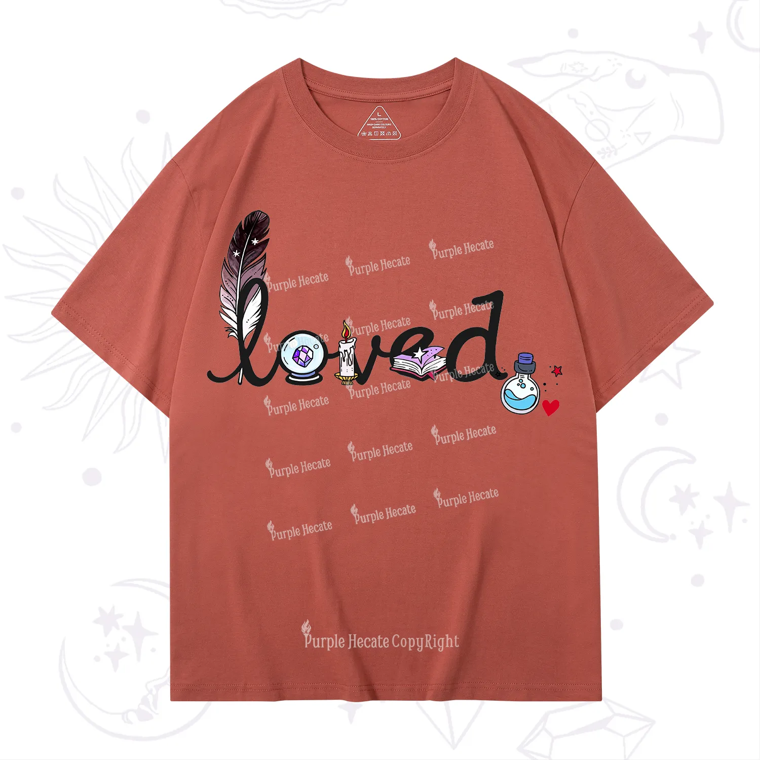 Purplehecate Magical Loved Valentine T-Shirt
