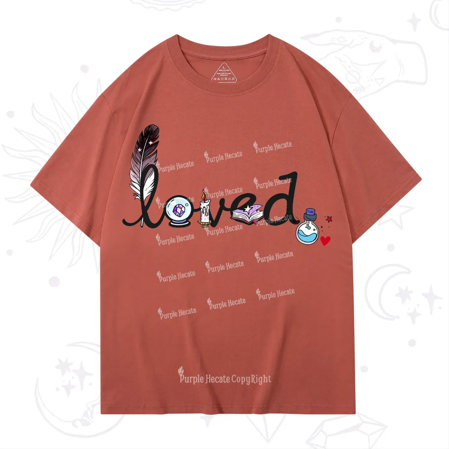 Purplehecate Magical Loved Valentine T-Shirt