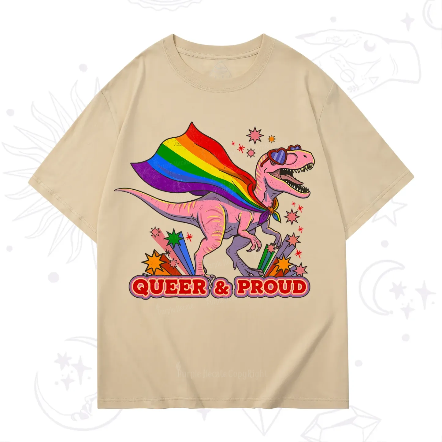 Purplehecate Queer and Proud T-Shirt
