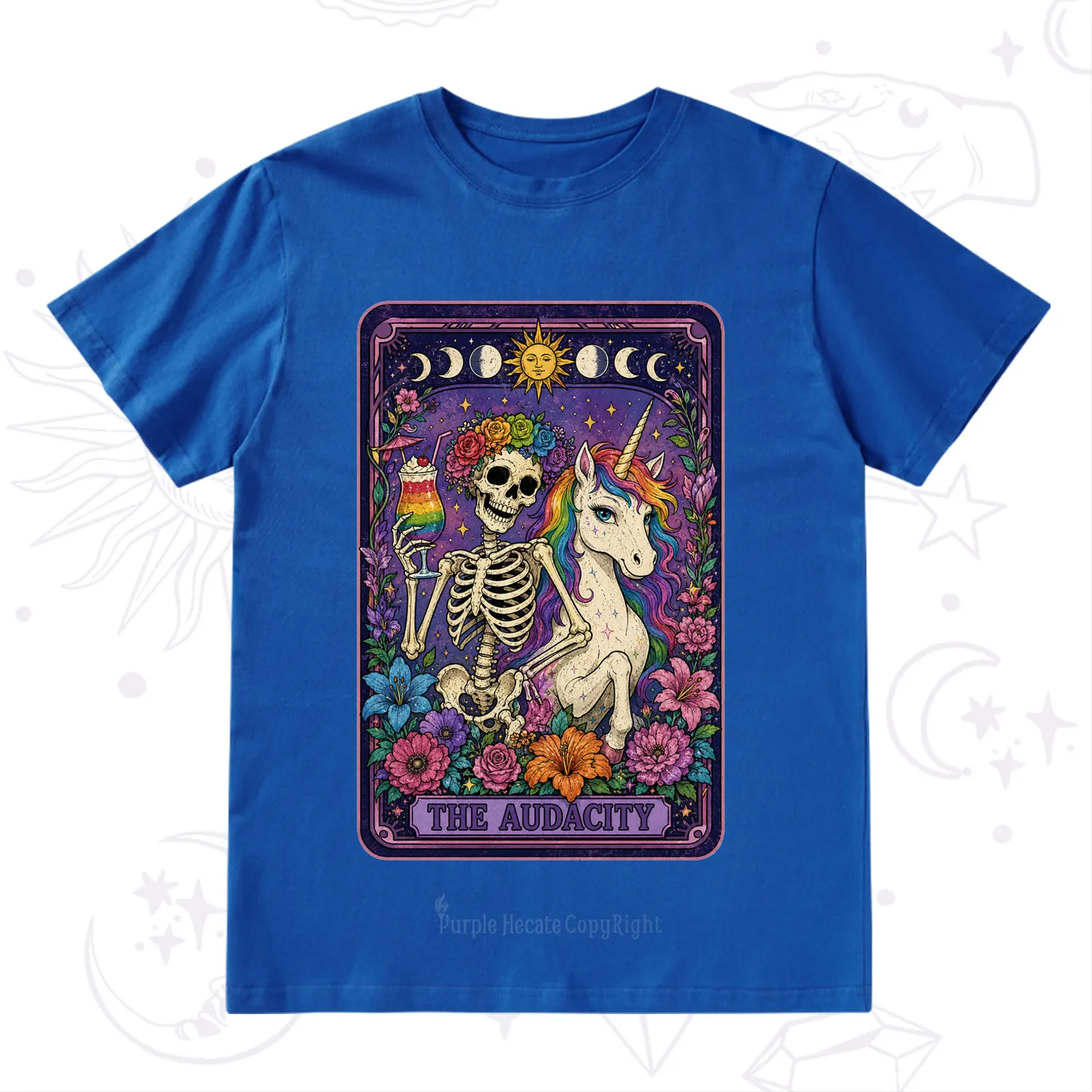 Purplehecate The Audacity Tarot Pride Rainbow T-Shirt