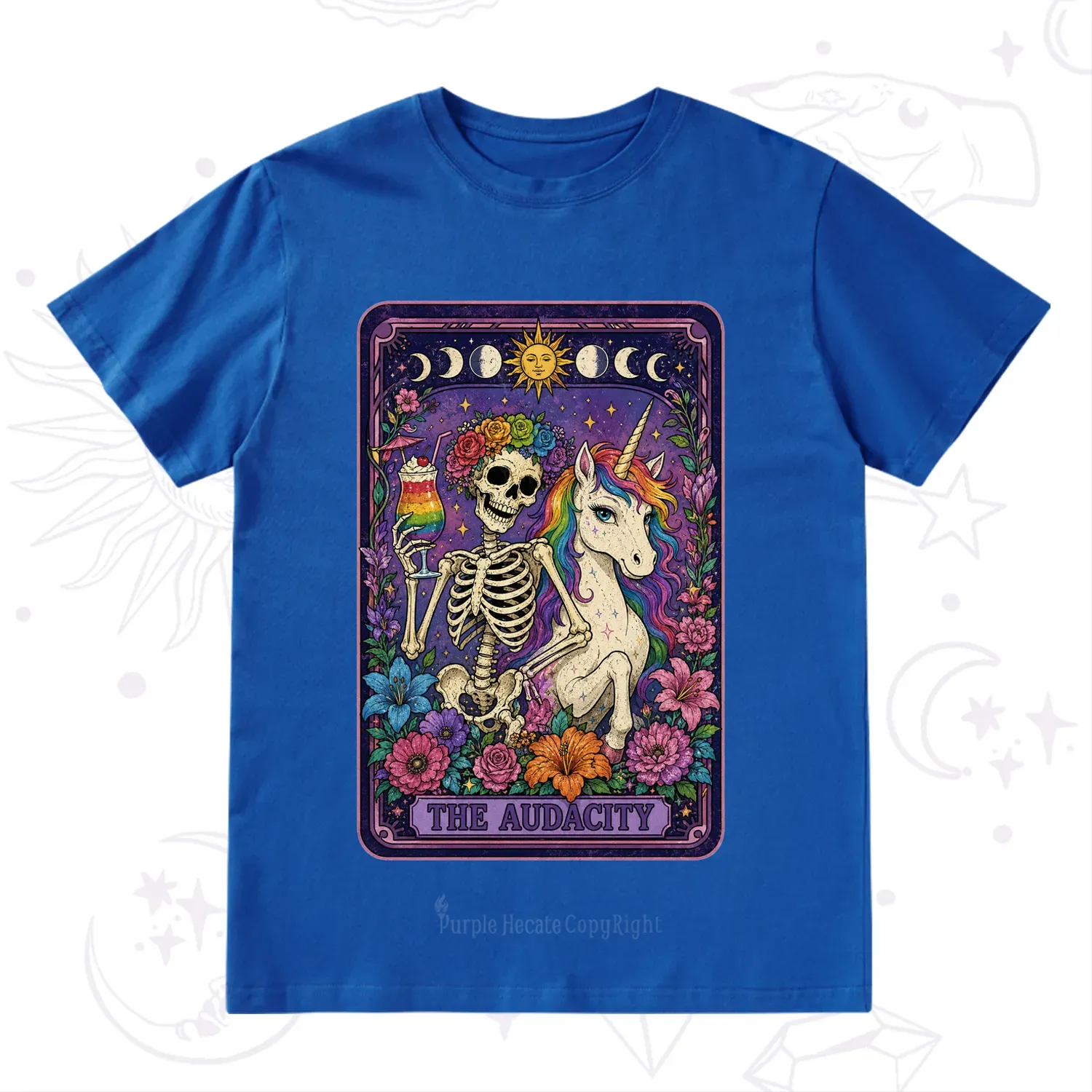 Purplehecate The Audacity Tarot Pride Rainbow T-Shirt