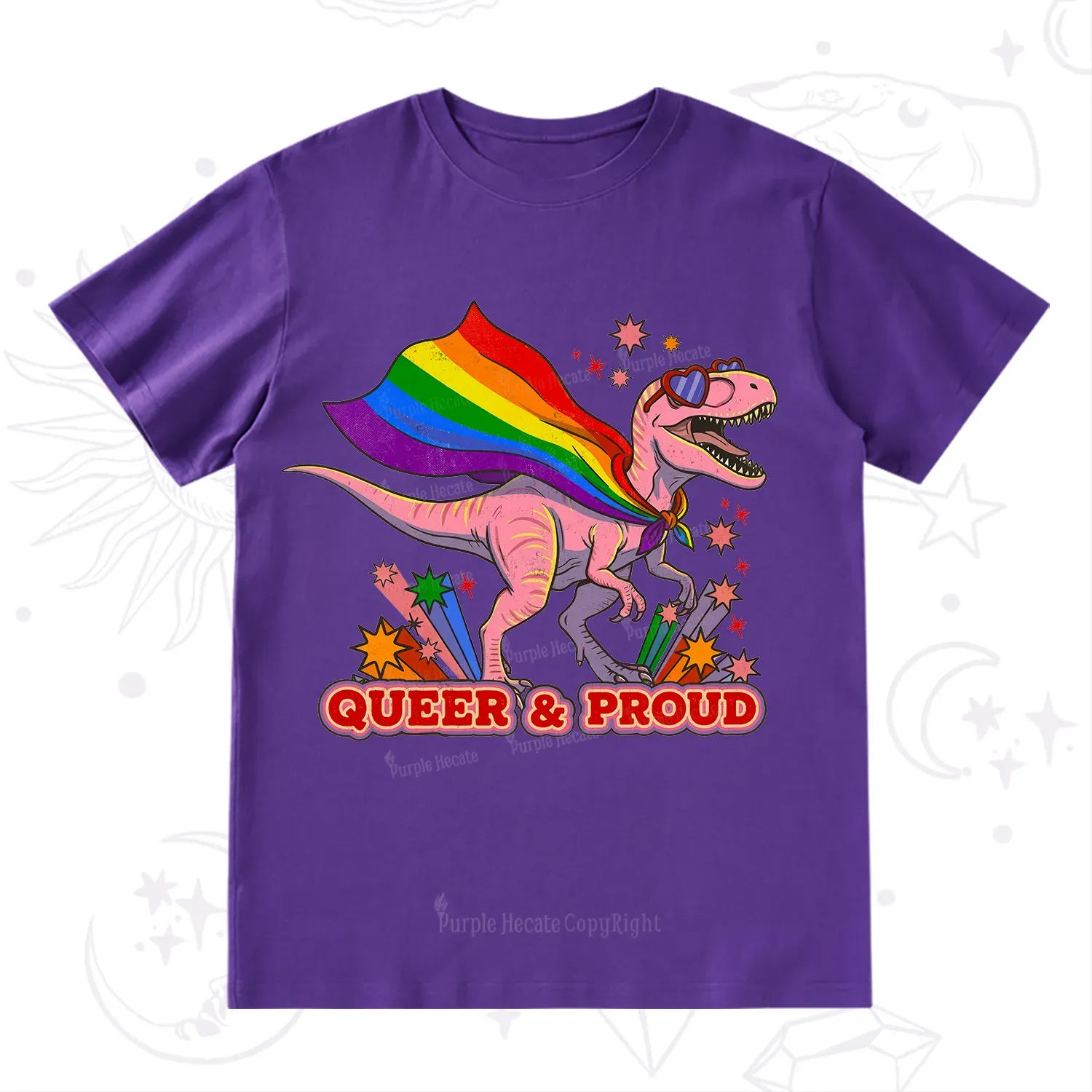 Purplehecate Queer and Proud T-Shirt
