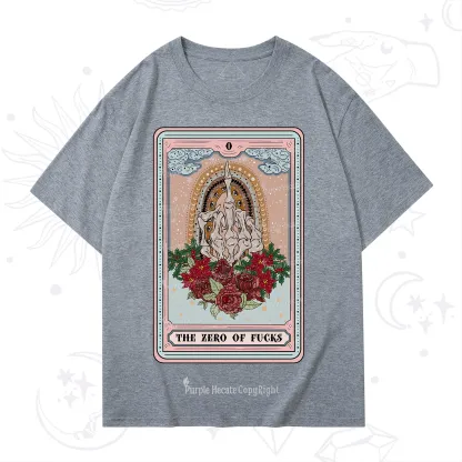 Purplehecate The Zero Of Fucks Tarot Christmas T-Shirt