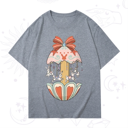 Purplehecate Bunny Carousel Easter T-Shirt