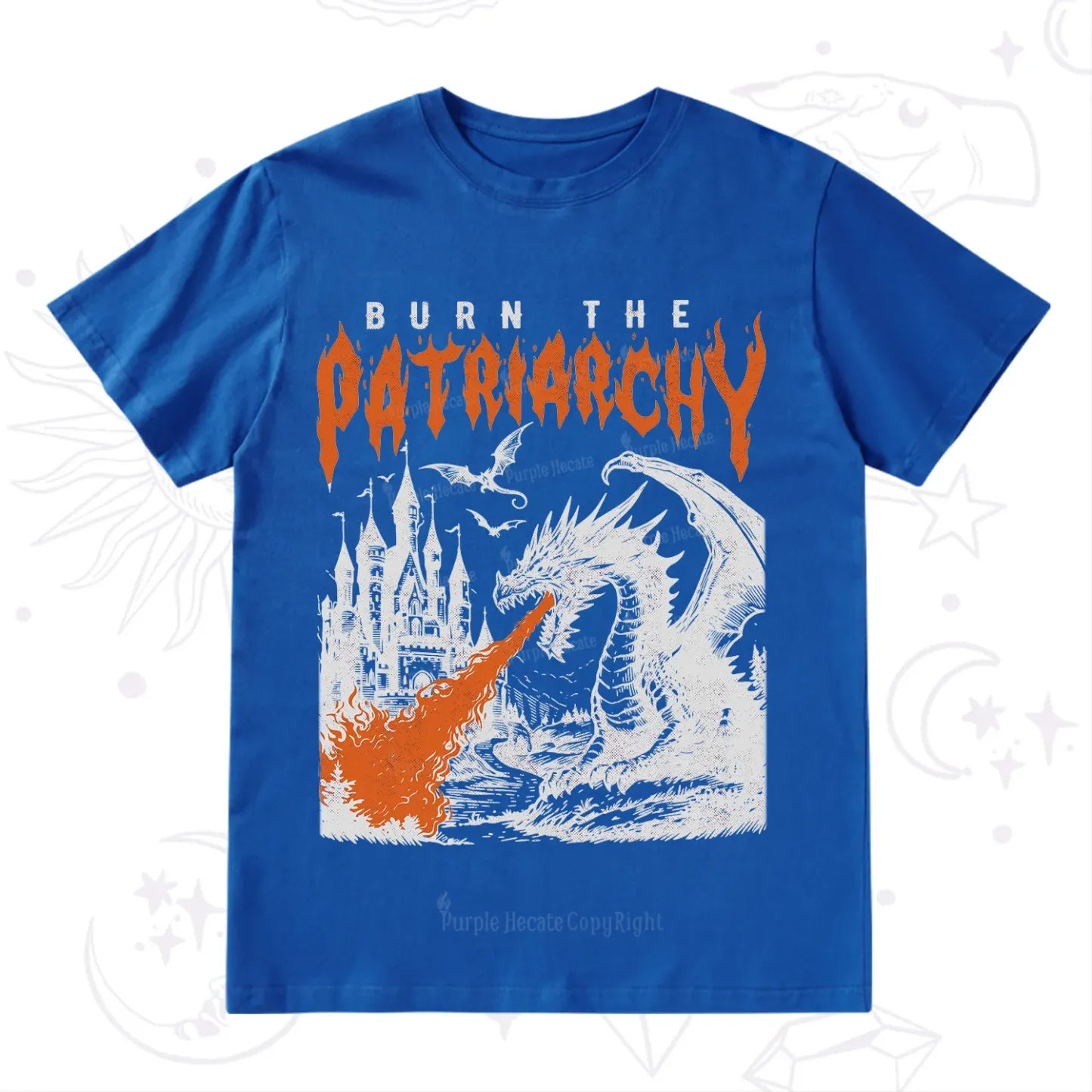 Purplehecate Burn the Patriarchy Dragon T-Shirt