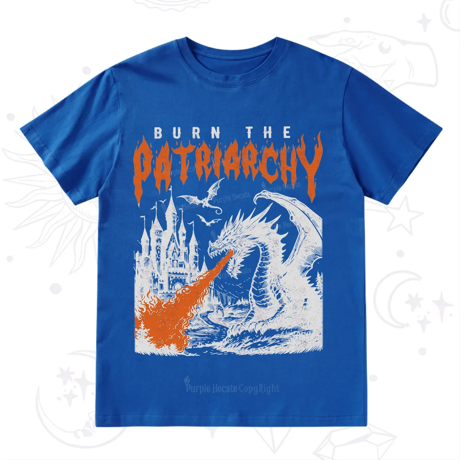 Purplehecate Burn the Patriarchy Dragon T-Shirt