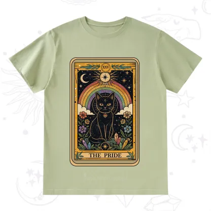 Purplehecate The Pride Black Cat Tarot T-Shirt
