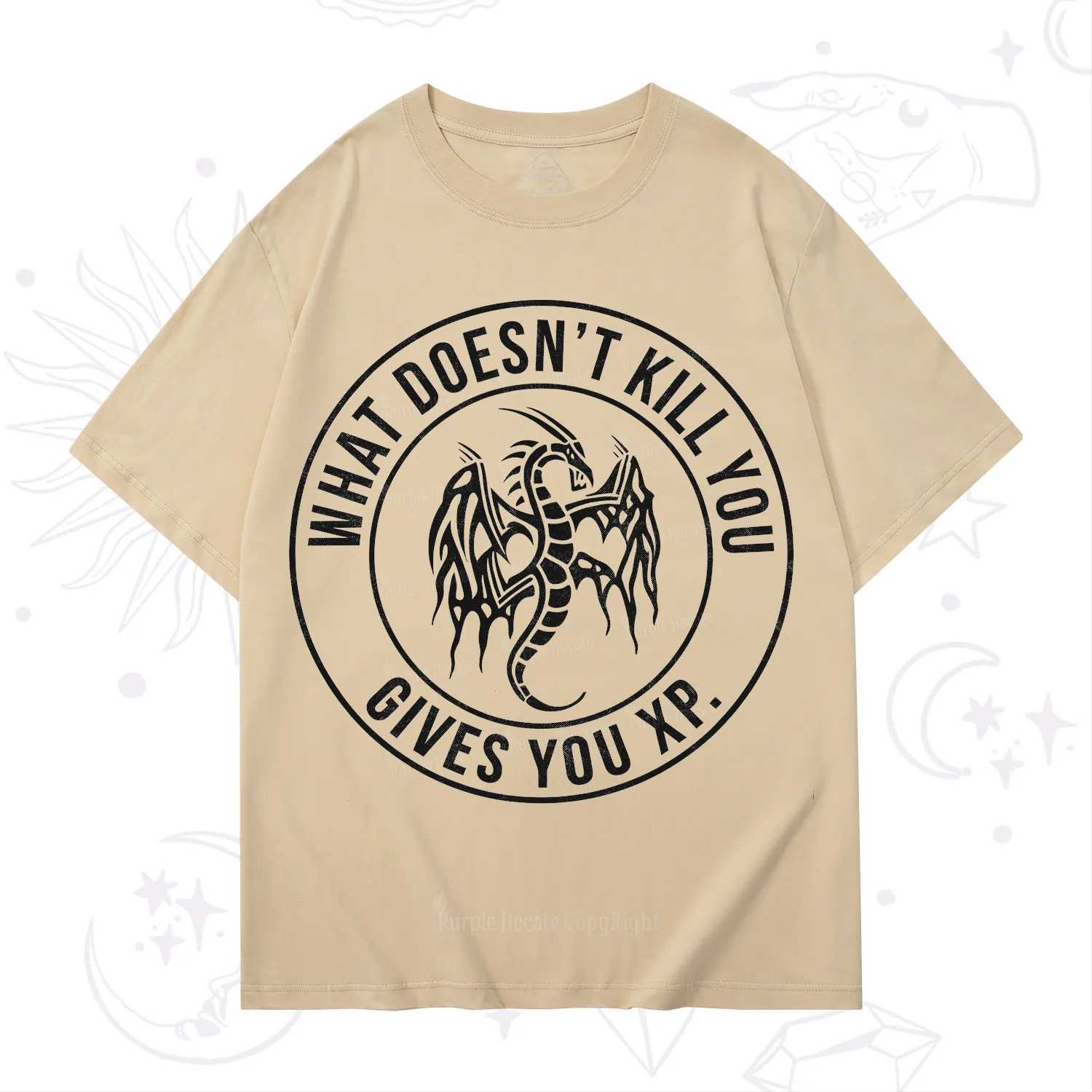 Purplehecate What Doesn't Kill You Gives You XP T-Shirt