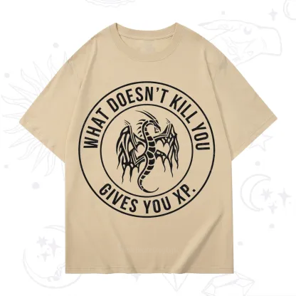 Purplehecate What Doesn't Kill You Gives You XP T-Shirt