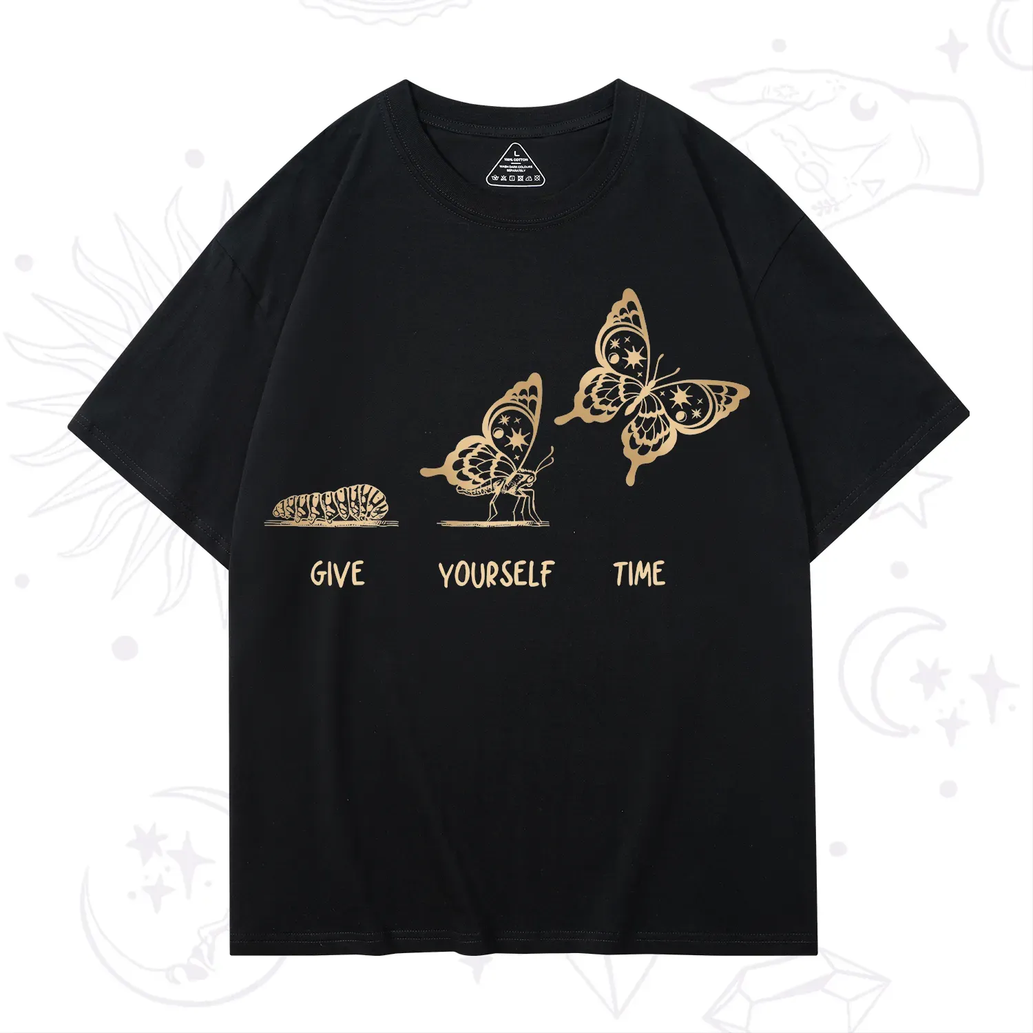 Purplehecate Give Yourself Time Butterfly T-Shirt