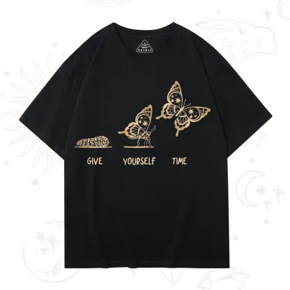 Purplehecate Give Yourself Time Butterfly T-Shirt