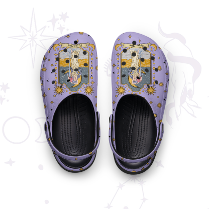Purplehecate Aquarius Zodiac Rubber Clogs