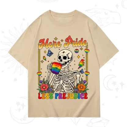 Purplehecate More Pride Less Prejudice Skeleton T-Shirt