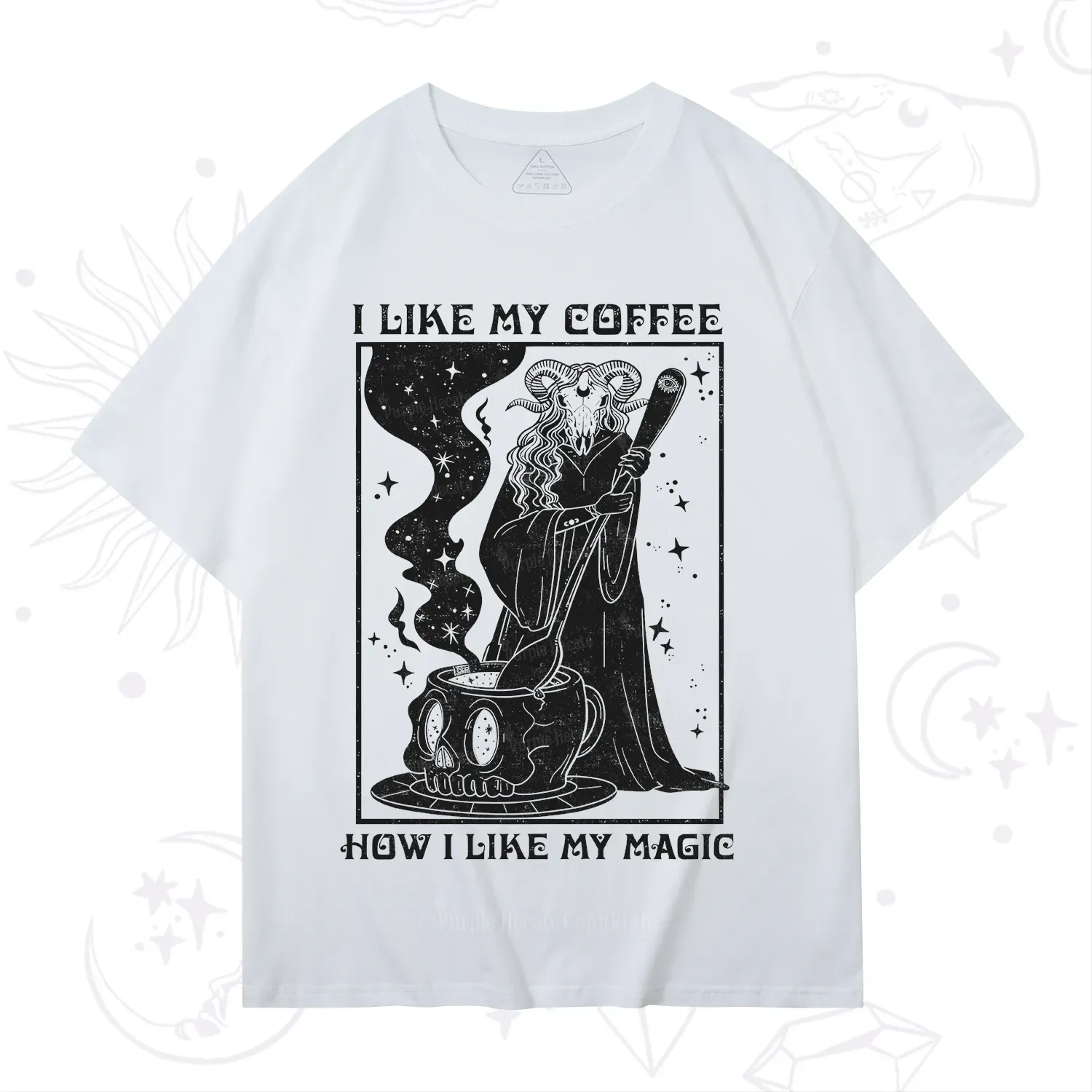 Purplehecate I Like My Coffee How I Like My Magic T-Shirt