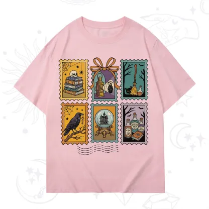 Purplehecate Halloween Witch Raven Castle Potions T-Shirt