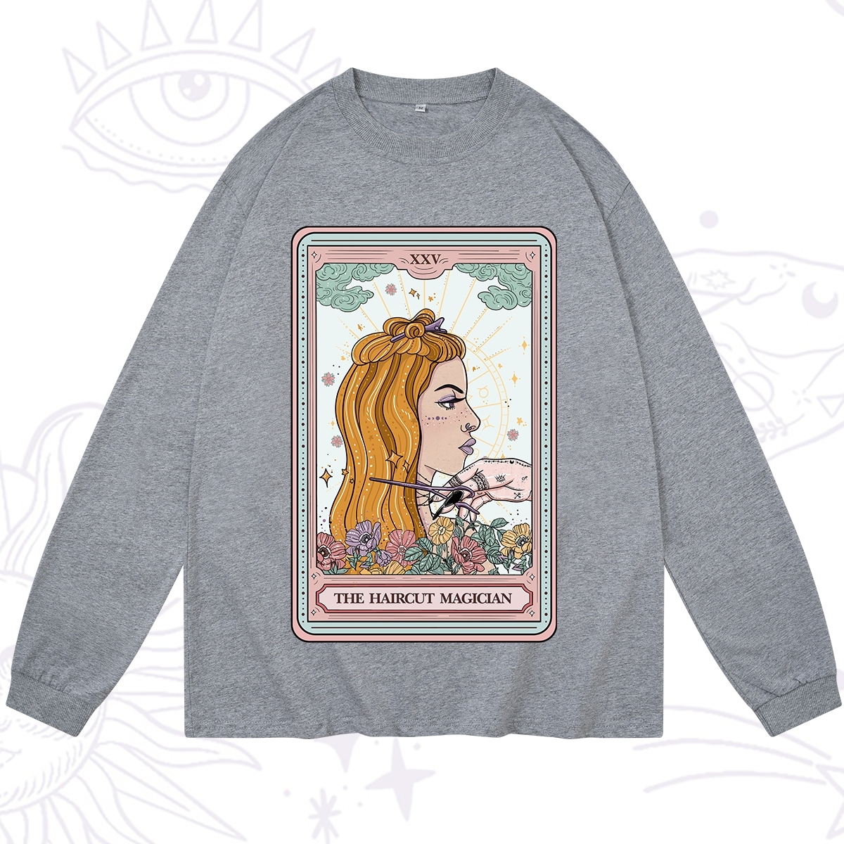 Purplehecate The Haircut Magician Tarot Long Sleeve T-Shirt