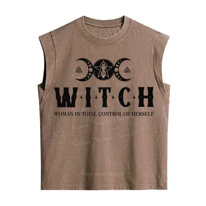 Purplehecate Hecate Woman in Total Control of Herself  Vintage Washed Tank